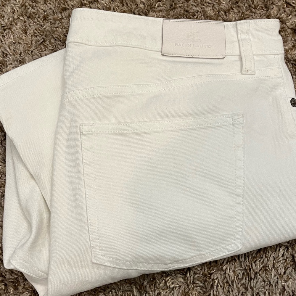 Ralph Lauren Classic White Jeans